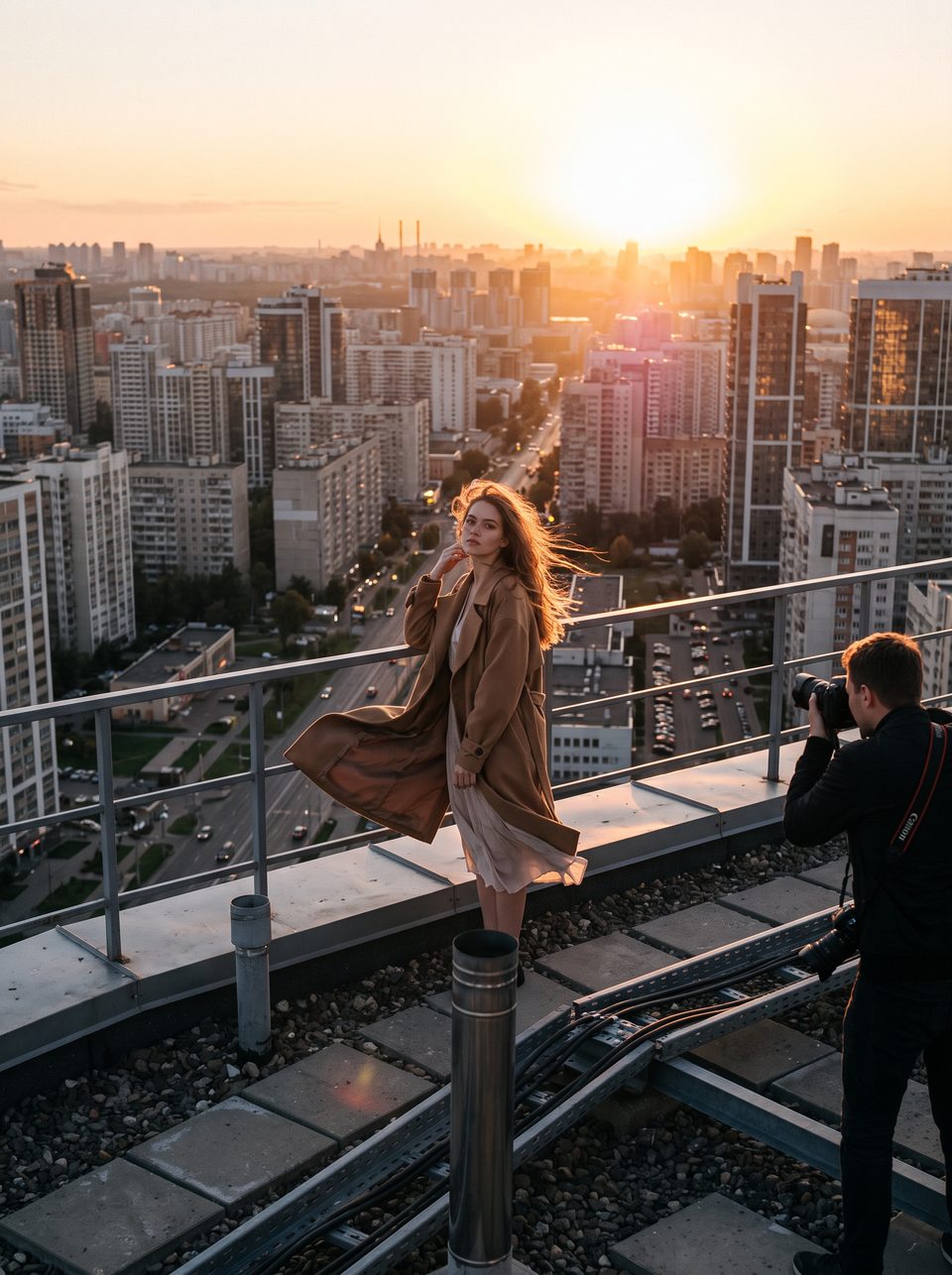 Фотосессия на крыше