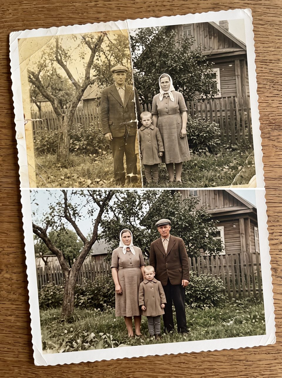 Восстановленная старая фотография